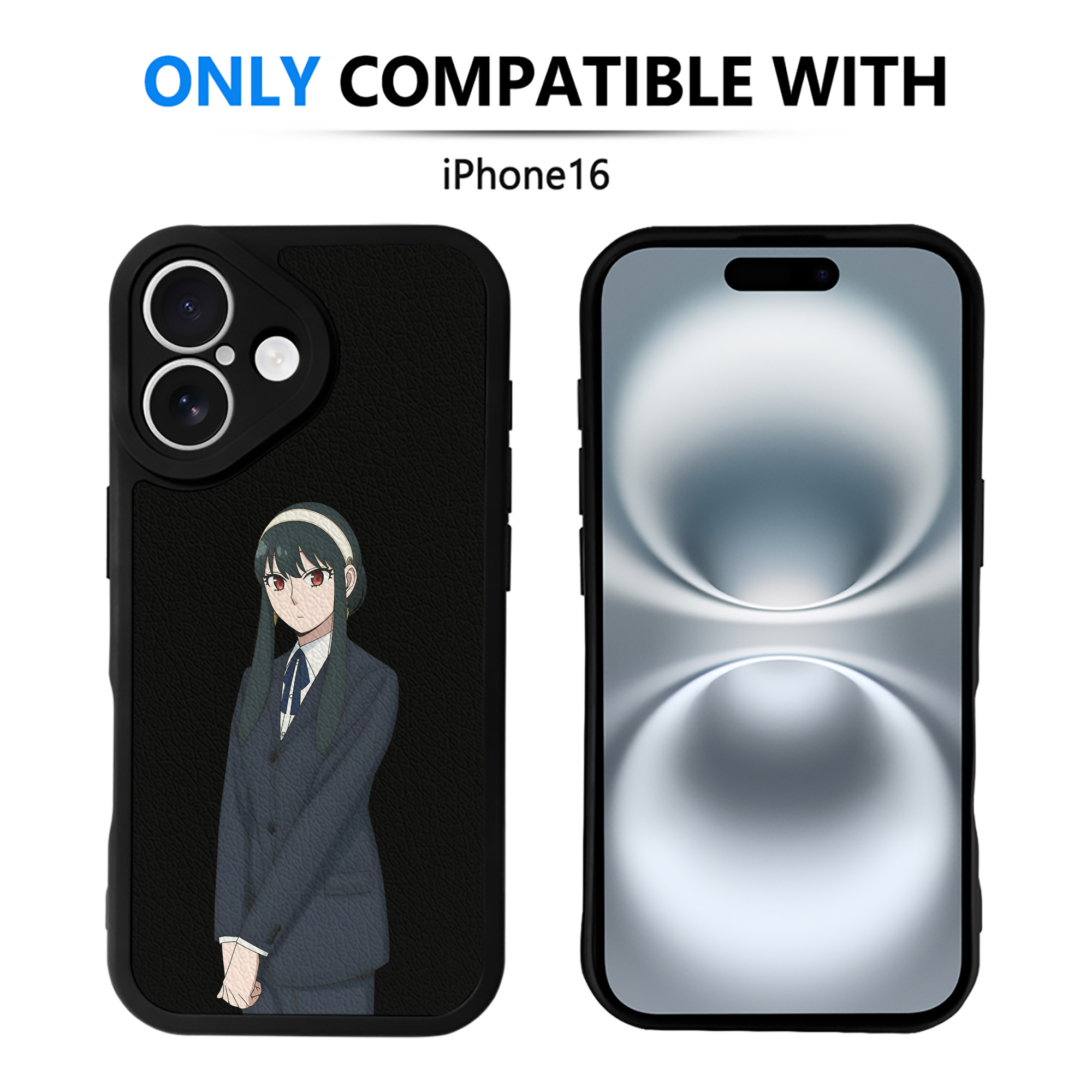 （画像用） SPY×FAMILY间谍家家酒 【iPhone 16シリーズ対応】シリコンスマホケース（レザー調） 材質：シリコン